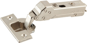 Grass Tiomos Hinge, 110 degree opening, 45 degree angle corner, soft-close, screw, steel, nickel-plated Grass Tiomos Hinge, 110 degree opening, 45 degree angle corner, soft-close, screw, steel, nickel-plated