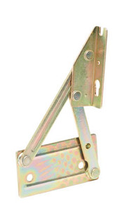Corner bench hinge, for Light Weight Seat Tops, without Spring