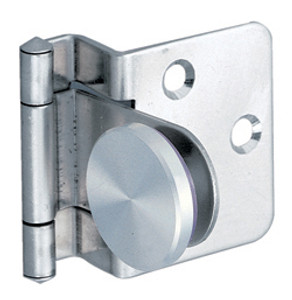 Glass Door Hinge, overlay, 4-6mm glass thickness, 304 grade stainless steel Glass Door Hinge, overlay, 4-6mm glass thickness, 304 grade stainless steel