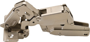 Salice C2PSG99 Push Hinge, steel, nickel-plated, 165degree, half overlay, screw-on, Mod 8 Salice C2PSG99 Push Hinge, steel, nickel-plated, 165degree, half overlay, screw-on, Mod 8