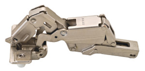 Salice C2RSA99 Push Hinge, steel, nickel-plated, 165degree, full overlay, with dowel, Mod 17 Salice C2RSA99 Push Hinge, steel, nickel-plated, 165degree, full overlay, with dowel, Mod 17