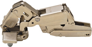 Salice C2JFG99 Logica Hinge, steel, nickel-plated, 165degree, half overlay, self closing, Mod 8 Salice C2JFG99 Logica Hinge, steel, nickel-plated, 165degree, half overlay, self closing, Mod 8