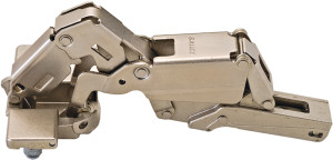 Salice C2JFA99 Logica Hinge, steel, nickel-plated, 165degree, full overlay, self closing, Mod 17 Salice C2JFA99 Logica Hinge, steel, nickel-plated, 165degree, full overlay, self closing, Mod 17