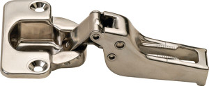 S-Series 100, stainless steel, half overlay, self closing, Mod 6 with Screws S-Series 100, stainless steel, half overlay, self closing, Mod 6 with Screws