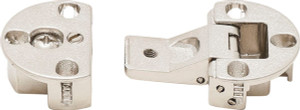 A-Series Adjustable Flap Hinge, 90 degree opening angle, zinc, brass plated finish, drill hole diameter 35mm A-Series Adjustable Flap Hinge, 90 degree opening angle, zinc, brass plated finish, drill hole diameter 35mm