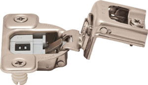 Salice CUR3AD9 Silentia Hinge, steel, nickel plated, 106 degree, 1 1/4" overlay, face frame, dowel Salice CUR3AD9 Silentia Hinge, steel, nickel plated, 106 degree, 1 1/4" overlay, face frame, dowel