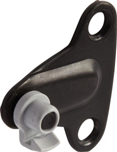 Lid Stay Duo, cabinet bracket, steel, black, 37mm