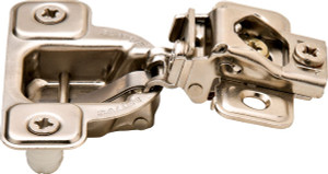 Salice CSR3299NR Hinge, steel, nickel plated, 106degree, 1", face frame, self closing, with dowel, 3 cam Salice CSR3299NR Hinge, steel, nickel plated, 106degree, 1", face frame, self closing, with dowel, 3 cam