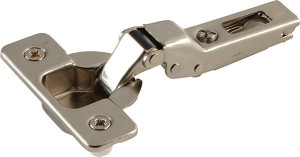 Salice C2R4G99 Hinge, steel, nickel-plated, 110degree, half overlay, free swinging,with dowel, Mod 8 Salice C2R4G99 Hinge, steel, nickel-plated, 110degree, half overlay, free swinging,with dowel, Mod 8