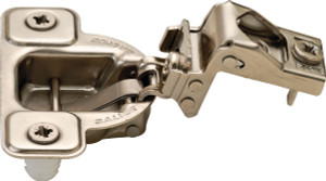 Salice CSR3D99N Hinge, steel, nickel plated, 106degree, 1 7/16", face frame, self closing, with dowel, 2 cam