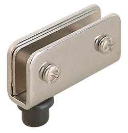 Simplex, glass, 110 degree, steel, chrome plated, 40X20mm