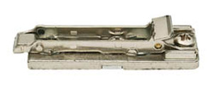 Salice BAP3R99 Clip Mounting Plate, steel, nickel-plated, straight for woodscrews, 9mm, MOD 11 Salice BAP3R99 Clip Mounting Plate, steel, nickel-plated, straight for woodscrews, 9mm, MOD 11