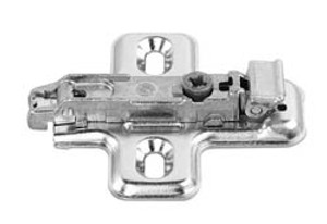 Salice BAV3E39F Clip Mounting Plate, zinc, nickel-plated, for woodscrews, 3mm Mod 5 Salice BAV3E39F Clip Mounting Plate, zinc, nickel-plated, for woodscrews, 3mm Mod 5