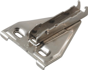 Grass Tiomos Face Frame Adapter Plate, 2-point fixing, woodscrew, steel, nickel-plated, 4.5mm Grass Tiomos Face Frame Adapter Plate, 2-point fixing, woodscrew, steel, nickel-plated, 4.5mm