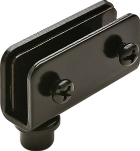 Simplex, glass, 110 degree, steel, black, 40X20mm