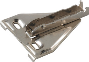 Grass Tiomos Face Frame Adapter Plate, 2-point fixing, woodscrew, steel, nickel-plated, 3.5mm Grass Tiomos Face Frame Adapter Plate, 2-point fixing, woodscrew, steel, nickel-plated, 3.5mm