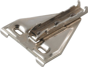 Grass Tiomos Face Frame Adapter Plate, 2-point fixing, woodscrew, steel, nickel-plated, 1.5mm Grass Tiomos Face Frame Adapter Plate, 2-point fixing, woodscrew, steel, nickel-plated, 1.5mm