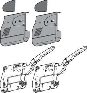 Aventos Hk-S Lift Mechanism, For Stay Lift System, Power Factor 19 - 39, Non-Handed, Set Aventos Hk-S Lift Mechanism, For Stay Lift System, Power Factor 19 - 39, Non-Handed, Set