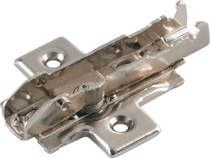 Grass Tiomos Wing Baseplate, 4-point fixing, woodscrew, steel, nickel-plated, 2mm Grass Tiomos Wing Baseplate, 4-point fixing, woodscrew, steel, nickel-plated, 2mm