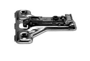 Salice BAU3L19 Clip Mounting Plate Face Frame, steel, nickel-plated, for woodscrews, 1mm, Mod 3 Salice BAU3L19 Clip Mounting Plate Face Frame, steel, nickel-plated, for woodscrews, 1mm, Mod 3