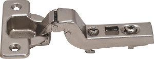 Hinge Clip-on, 110 degree, inset, self-closing, steel, nickel-plated, Mod -4 Hinge Clip-on, 110 degree, inset, self-closing, steel, nickel-plated, Mod -4