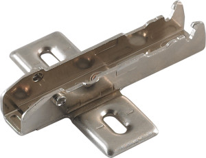 Grass Tiomos Wing Baseplate, 3-point fixing, woodscrew, steel, nickel-plated, 3mm Grass Tiomos Wing Baseplate, 3-point fixing, woodscrew, steel, nickel-plated, 3mm