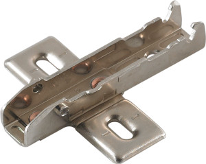 Grass Tiomos Wing Baseplate, 3-point fixing, woodscrew, steel, nickel-plated, 2mm Grass Tiomos Wing Baseplate, 3-point fixing, woodscrew, steel, nickel-plated, 2mm