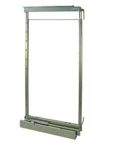 Pantry Pull Out Set, steel, champagne, for internal heights between 33 7/8" - 49 5/8" (set includes: frames, slides, and brackets) Pantry Pull Out Set, steel, champagne, for internal heights between 33 7/8" - 49 5/8" (set includes: frames, slides, and brackets)