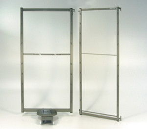 Chefs Pantry Set, steel, champagne, 18" x 45", unhanded (set includes mounting hardware) Chefs Pantry Set, steel, champagne, 18" x 45", unhanded (set includes mounting hardware)