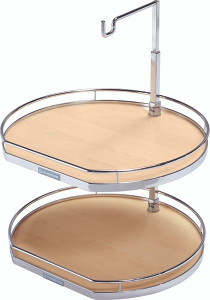 Twister Set, Arena, steel, chrome / maple, 20 3/4" x 25" 1/8" (set includes: shelves, post, and mounting hardware) Twister Set, Arena, steel, chrome / maple, 20 3/4" x 25" 1/8" (set includes: shelves, post, and mounting hardware)