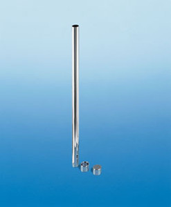 Post, steel, chrome-plated matt, 2625mm, with mounting