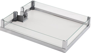 Convoy Lavido Single Tray, chrome, white, 45er / 15 1/4"