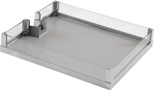 Convoy Lavido Single Tray, chrome, gray, 45er / 15 1/4"