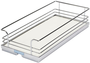 Pull-Out, Arena, steel, chrome / white, 21 x 20 5/8 x 4 5/16"