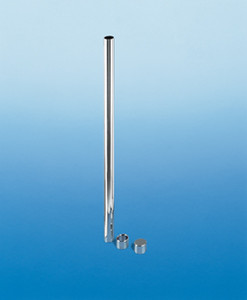 Post, steel, chrome polished, 1208mm, with mounting