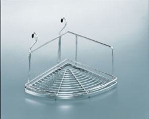 Corner Shelf, steel, polished chrome Corner Shelf, steel, polished chrome