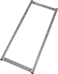 Spice Rack, steel, silver 3/4 x 10 x 23 1/2" Spice Rack, steel, silver 3/4 x 10 x 23 1/2"
