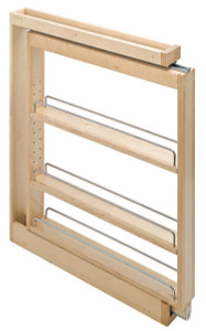 Base Filler Pull-out, maple, soft close, 30" x 3" X 23.25"