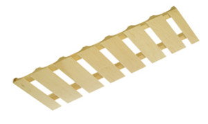 Stemware Rack, maple, 30" x 12" x 1.5"