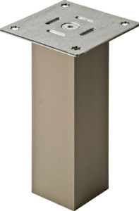 Countertop Support, square, straight, 50 x 50 x 230mm, stainless steel effect Countertop Support, square, straight, 50 x 50 x 230mm, stainless steel effect