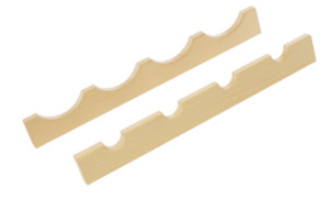 Bottle Rack Profile, cherry, 24" x 2" x .75"