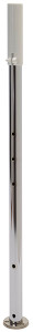 Post, steel, chrome, 25 13/16" - 29 1/4", adjustable