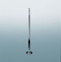 Post, steel, chrome-plated, 725-765mm, adjustable