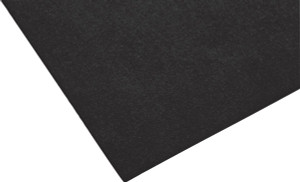 Felt Cloth, black, non-tarnish with adhesive, 584 x 914mm