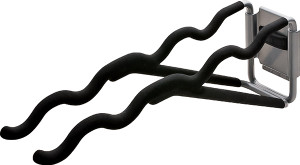 Omni Track, heavy duty 14" utility hook, steel, matt aluminum