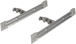 Front Bracket, steel, silver, 400mm, 1 set required per frame (1 set = 2 pieces) Front Bracket, steel, silver, 400mm, 1 set required per frame (1 set = 2 pieces)