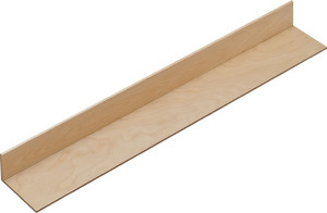 Fineline Drawer Width Extension, birch, 528 x 80 x 49mm