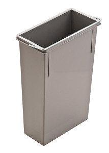 Replacement bin, plastic, gray, 7 liters Replacement bin, plastic, gray, 7 liters