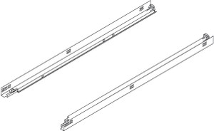 Tandem Plus 562F Drawer Runners, For Face Frame, 21" Drawer, 3/4" Tandem Plus 562F Drawer Runners, For Face Frame, 21" Drawer, 3/4"