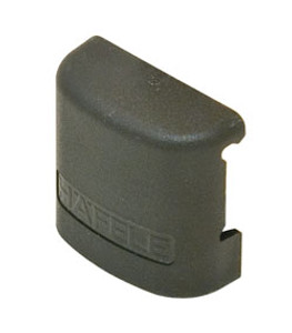 Omni Track, cover cap with Hafele logo, 43x39mm base plate, plastic, black Omni Track, cover cap with Hafele logo, 43x39mm base plate, plastic, black